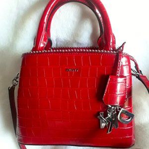 DKNY Paige SM Satchel, RED